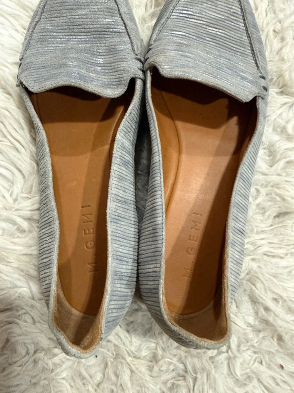 M Gemi Stellato Sacchetto Flats Shoes Size 9.5 US‎ 40.5 EU Gray Shimmer
Suede - Picture 6 of 9